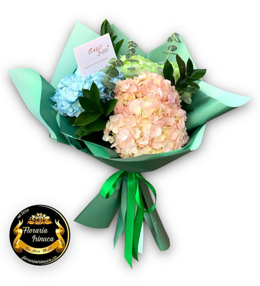 Buchet Elegance Dream cu hortensii proaspete