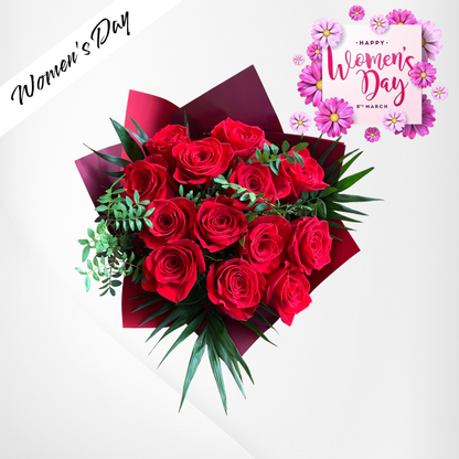 Bouquet Simple 11 Roses Floraria Irinuca