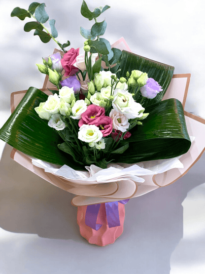 Buchet 7 lisianthus ( eustoma )