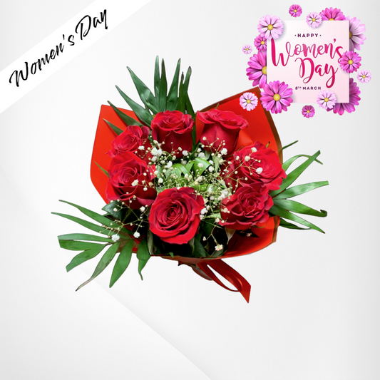 Bouquet Simple 7 Roses Floraria Irinuca