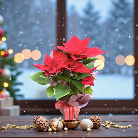 Crăciuniță rosie 40–45 cm – Plantă decorativă de sărbători