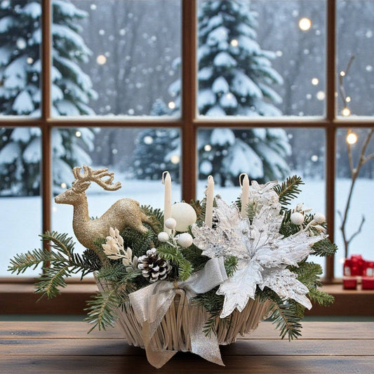 Aranjament Crăciun – Model 5 barcuta
