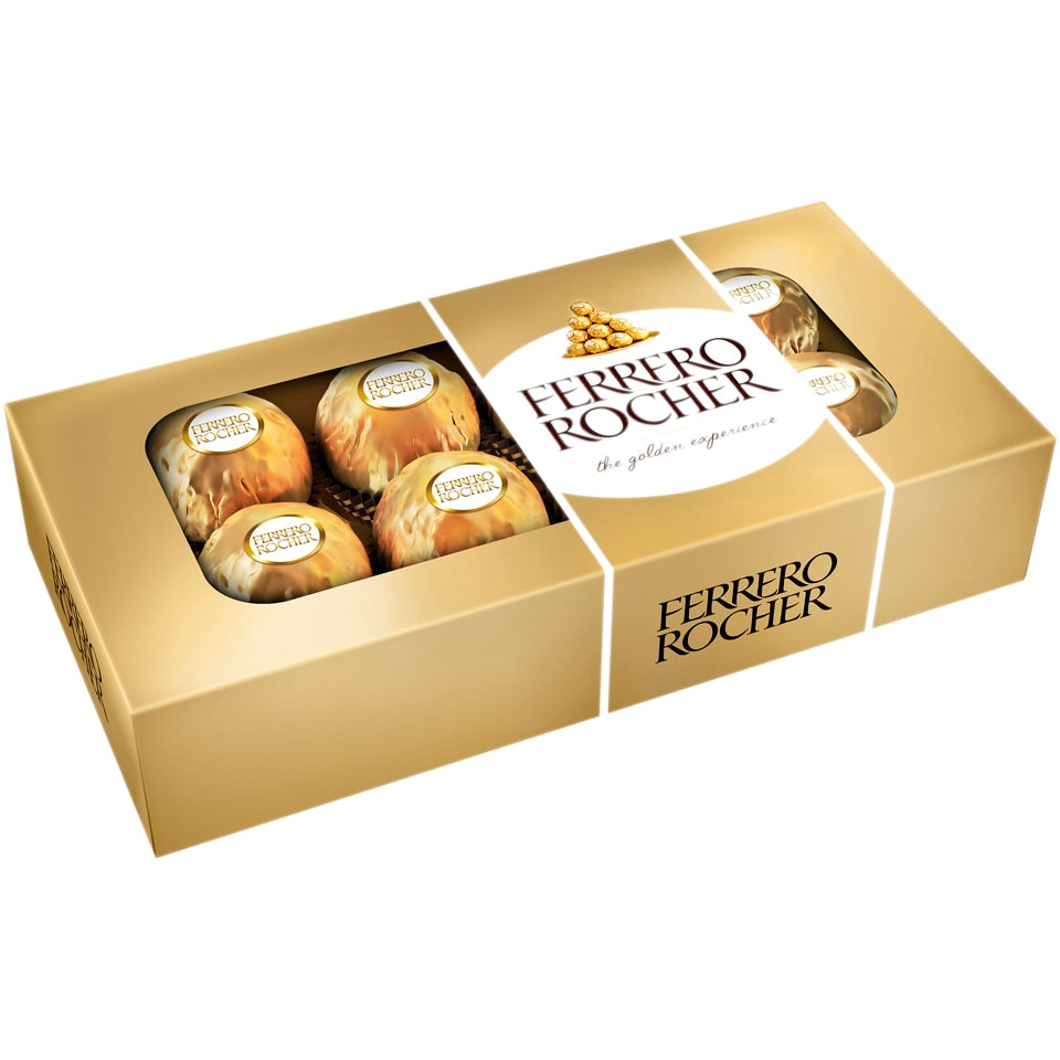 Ferrero Rocher 100g, praline cu alune și ciocolată