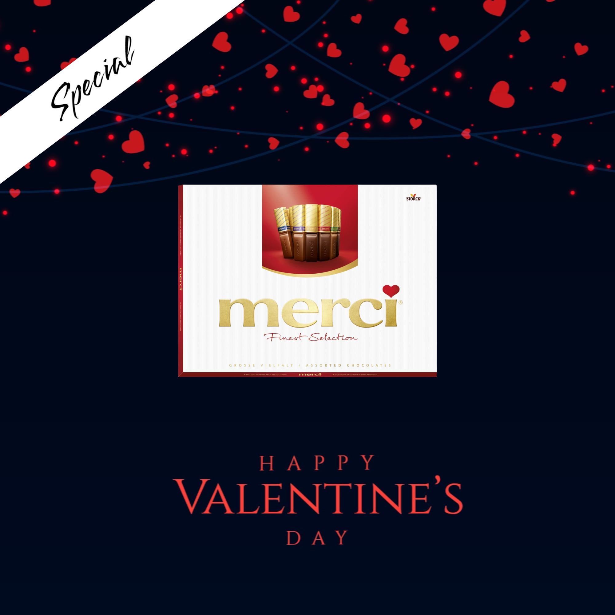 Delicious Merci Assorted Chocolates 250g | Cadou Perfect