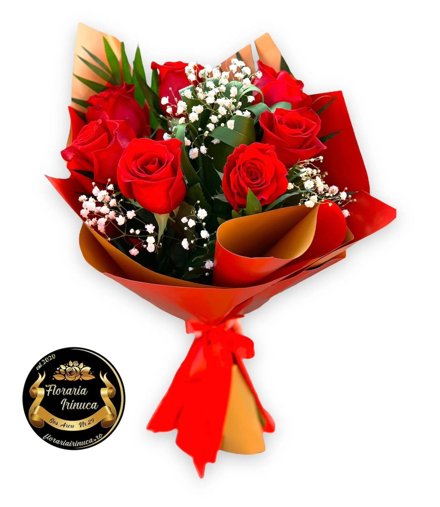 Bouquet Simple 7 Roses Floraria Irinuca